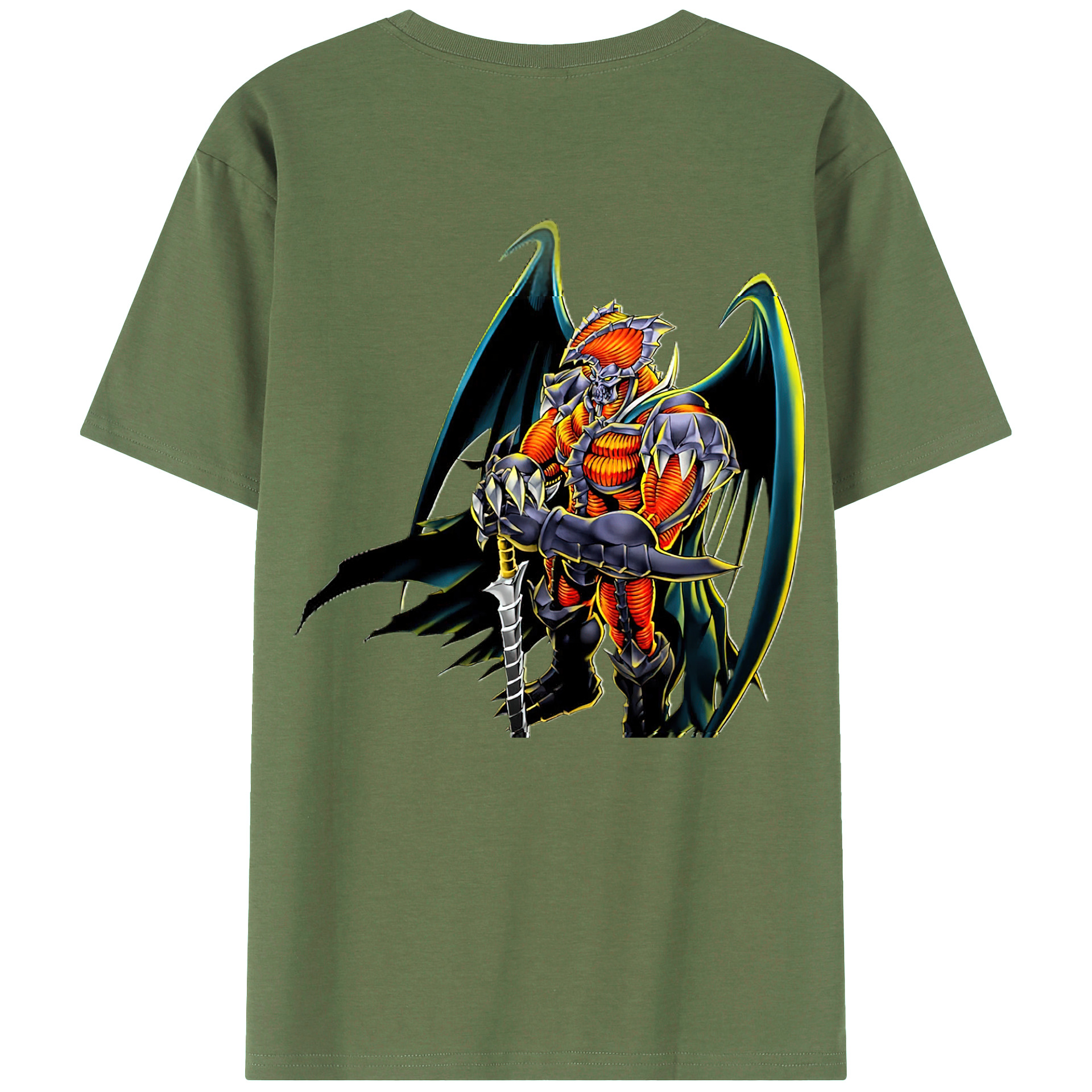 （画像用） 遊☆戯☆王 Yu-Gi-Oh! 綿100％ メンズ半袖Tシャツ（バックプリント） 通気性
